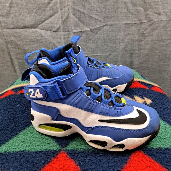 Nike Air Griffey Max 1 GS Varsity Royal Blue Volt DJ5162-400- 5.5Y Kids - Picture 3 of 16